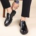 Men's casual leather shoes Men's business soft-soled cowhide men's shoes wide head shoes_vogvips.com