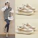 Little White Shoes Female Students Thick-soled Heightening Shoes Sports Board Shoes Casual Street Shoes_vogvips.com