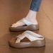 Thick-Soled Fashion Beach Cushion One-Strap Slippers For Women Summer Outdoor 2025 New Super Popular Sandals_vogvips.com