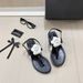 Camellia Style Open-Toe Women, Summer 2025 New Flat Roman Sandals With Strap For Outdoor Wear_vogvips.com
