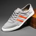 Men's Slip‑On Canvas Shoes, Retro Lightweight Low‑Top Casual Board Shoes, Classic Versatile Breathable Footwear For Daily Wear_vogvips.com