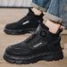 European Warm Series Autumn Winter New High-top Work Shoes Men's British Style Short Thick-soled Non-slip Martin Boots Men_vogvips.com