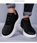 Invisible Inner Heightening Men's Shoes Thick-soled Heightening Shoes Men's Casual Little White Shoes Sports Shoes Board Shoes Round Head_vogvips.com