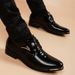 Pointed Leather Korean Version Versatile Business Shiny Face British Breathable Casual Plus Size Wedding With A Height_vogvips.com