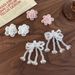 Ins Style Detachable Pink Ribbon Bow Crystal Beaded Shoe Buckle Shoe Flower Ballet Style Decorative Buckle Sneakers_vogvips.com