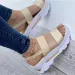 Women's Summer New Woman Low Platform Sandals Heeled Fashion Female Footwear Wedges Shoes_vogvips.com