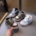 New Boys' High Top Basketball Shoes Girls' Soft Soled Velcro Bread Shoes_vogvips.com