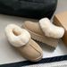 Thick-Soled Snow Boots For Women, Sheepskin Integrated Thick Warm Slip-On Low-Cut Cotton Boots, New Winter Style_vogvips.com