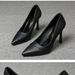 Special Offer High-heeled Genuine Stiletto Single For Women, Pointed Toe Interview Work Shoes, Formal Black Mid-heel_vogvips.com