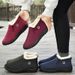 2025 Winter New Foreign Trade Women's Fleece-Lined Warm Parent Shoes Polyurethane Casual Cotton Cross-Border Snow Boots_vogvips.com