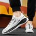 Summer Mesh Breathable Popcorn Soft Soled Running Sports Men's New Student Versatile Dad Shoes_vogvips.com