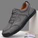 Spring And Autumn Cross-Border Casual Large Size Hand-Stitched Genuine Leather Shoes, Fashionable Trendy Men's Shoes_vogvips.com
