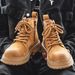 Men's Martin 2025 New Winter Genuine Leather High-Top Shoes British Style Mid-Top Fleece-Lined Thick-Soled Retro Work_vogvips.com
