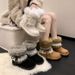 Women's Snow Boots With Soft Sole And Thick Velvet, Warm And Cold Resistant Cotton Shoes_vogvips.com