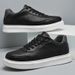 Little White Shoes Platform Sports Casual Shoes Men's Hollow Breathable Men's Board Shoes_vogvips.com