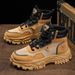 European Warm Series Martin 2025 Autumn New High-top Outdoor Hiking Sports Shoes Men's Thick-soled Non-slip Wear-resistant Work Boots_vogvips.com