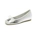 French Fairy Style Bow Inner Height-increasing Single Shoes Female Shallow Mouth Gentle Evening Ballet Shoes_vogvips.com