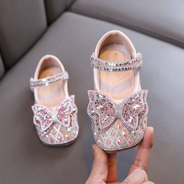 Baby Girl Girl Girl Princess Diamond Single Shoe Shoes Dance Show Shoes_vogvips.com