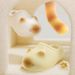 Cute Cat Wearable Cotton Slippers For Women Winter Fleece-Lined Warm Couple Home Thick-Soled Cotton Slippers For Women With Cat Paw_vogvips.com