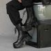 Round Head Paris Black Punk Locomotive Boots Platform Lace-up Martin Boots Heightened Gear Tank Boots_vogvips.com