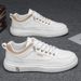 Men's 2025 New Spring Men's Breathable White Sports Leisure Board Shoes, Versatile And Fashionable Trendy Shoes For One_vogvips.com