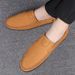 Casual Men's Leather Shoes Lazy Shoes Driving Shoes_vogvips.com
