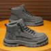 Men's High Top Denim Boots, Casual Sports Shoes, Trendy And Fashionable Men's Boots_vogvips.com
