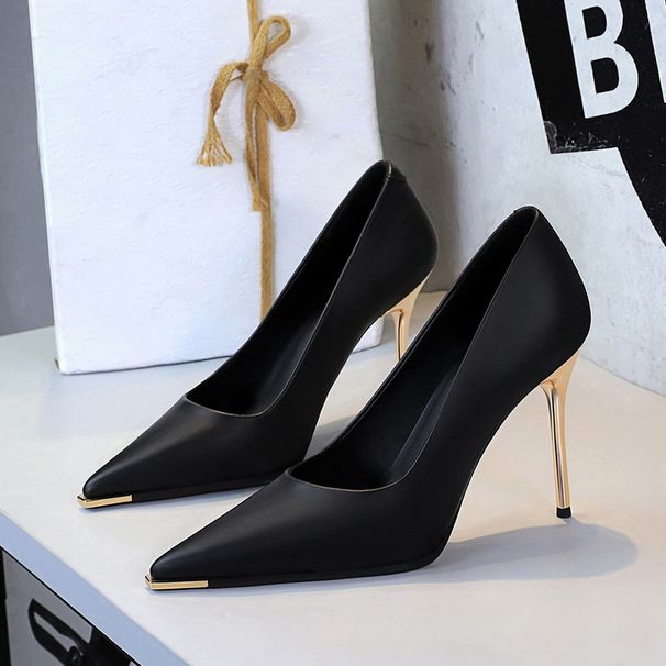 Women S Elegant Pointed Toe High Heel Dress Glossy Patent Leather Stiletto Pumps For Parties Evening Events Single_vogvips.com