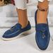 Women's Slip-On Loafers - Soft Suede Comfortable Driving Shoes With Rubber Sole, Classic Round Toe & Low-Cut Design, Lightweight Casual Flats_vogvips.com