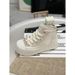 Thick-soled Casual Women's Shoes 2025 New Style Round-toe Lace-up Canvas Shoes_vogvips.com