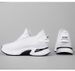 Inner Height-increasing Fly-woven Running Shoes, Platform Muffin Mesh Sneakers_vogvips.com
