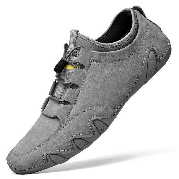 Autumn Men's Shoes Men's Casual Leather Shoes Octopus Leather Korean Version Of Sports Trendy Shoes_vogvips.com