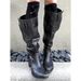 Sheepskin Version~ Pointed Toe Western Cowboy Slimming Wrinkled Pile Women Chunky Heel Elegant Over-the-Knee Long Boots_vogvips.com
