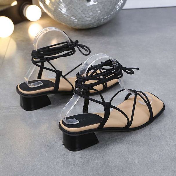 Strappy Sandals In Large Sizes, 2025 Summer Women's New Design, Niche Style, Beach Vacation Sandals, Fairy Style_vogvips.com