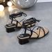 Strappy Sandals In Large Sizes, 2025 Summer Women's New Design, Niche Style, Beach Vacation Sandals, Fairy Style_vogvips.com