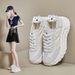 Ins Breathable Dad Sneakers For 2025 Summer New Student German Training Sports Women Mesh Korean Style Shoes P007_vogvips.com
