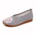 Flat Oxford Sole Cloth Plain Tea Clothes, Spring And Autumn Mother's Women's Single Shoes, Embroidered Shoes_vogvips.com
