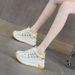Roman Hollow Sandals Women's Breathable Thick-soled Inner Heightening Dad Shoes Casual Sports Women's Shoes_vogvips.com