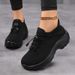 Non-Slip Women's Rocker Shoes - Comfortable Knit Slip-On Sneakers With Arch Support For Casual Wear (Sizes 35-45, Multiple Colors)_vogvips.com