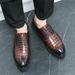 ShoeVault New Cross-Border Casual Leather For Men, British Style Thick-Soled Business Commuter Derby Shoes, Suit Wedding Groom_vogvips.com