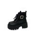 Versatile Sweet Cool Thick-Soled For Women 2025 Winter New British Style Fashion Big-Toe Short Martin Boots_vogvips.com