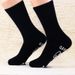 Cotton mid-tube socks casual sports cotton socks game socks sole letter non-slip adhesive socks_vogvips.com