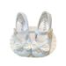Lolita Shoes Dopamine Small Leather Shoes Women's Bow Lolita Shoes Cute Doll Feeling Low Heel Single Shoes_vogvips.com