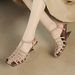 Cameido Women's Microfiber Casual Business - Casual Square - Toe Slippers_vogvips.com