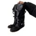 Stylish Detachable Two-way Wear Ballet With French Bow, Shallow-cut Single Shoes, Retro Wide-calf Slimming Stacked Boots_vogvips.com