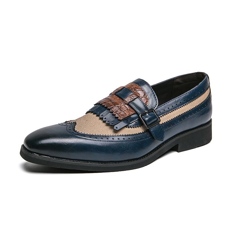 2025s Large Business Size 38-46 Men's Slip-On Loafers British Formal Leather Shoes_vogvips.com
