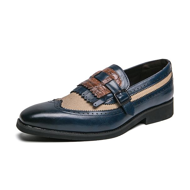 2025s Large Business Size 38-46 Men's Slip-On Loafers British Formal Leather Shoes_vogvips.com