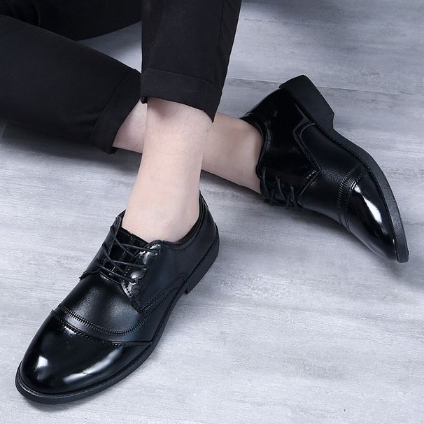 Men’s Shoes Men's Leather Shoes Business Formal Casual Shoes Youth Wedding Shoes Best Man Men's Shoes Trendy British Men's Leather Shoes_vogvips.com