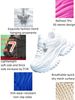 Lightweight 7cm Height-Increasing Fashion Casual With Silver Butterfly Decoration And Chain Accessory, High Platform_vogvips.com