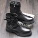 European Warm Series Autumn Winter Genuine Martin High Top British Leather Military Korean Style Motorcycle Men Boots_vogvips.com